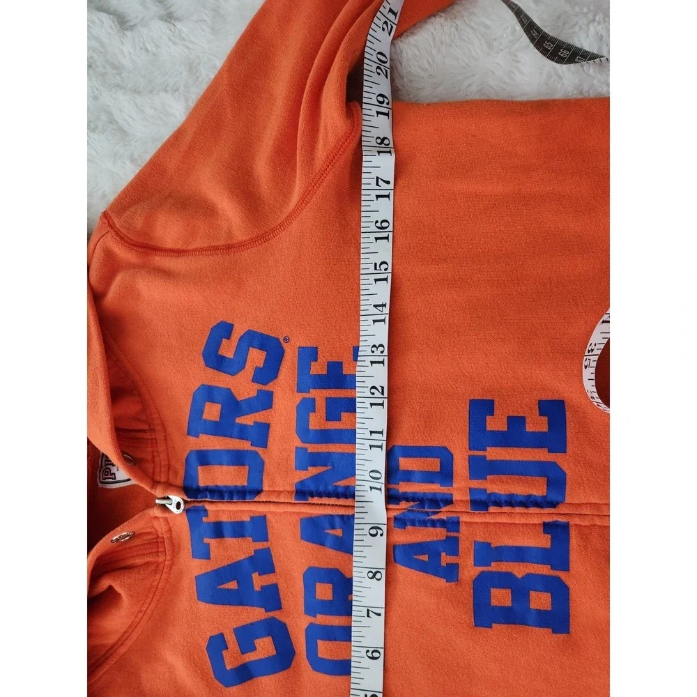 PINK Victoria's Secret Florida Gators Full Zip Hoodie Orange Blue Womens Medium - Picture 6 of 10